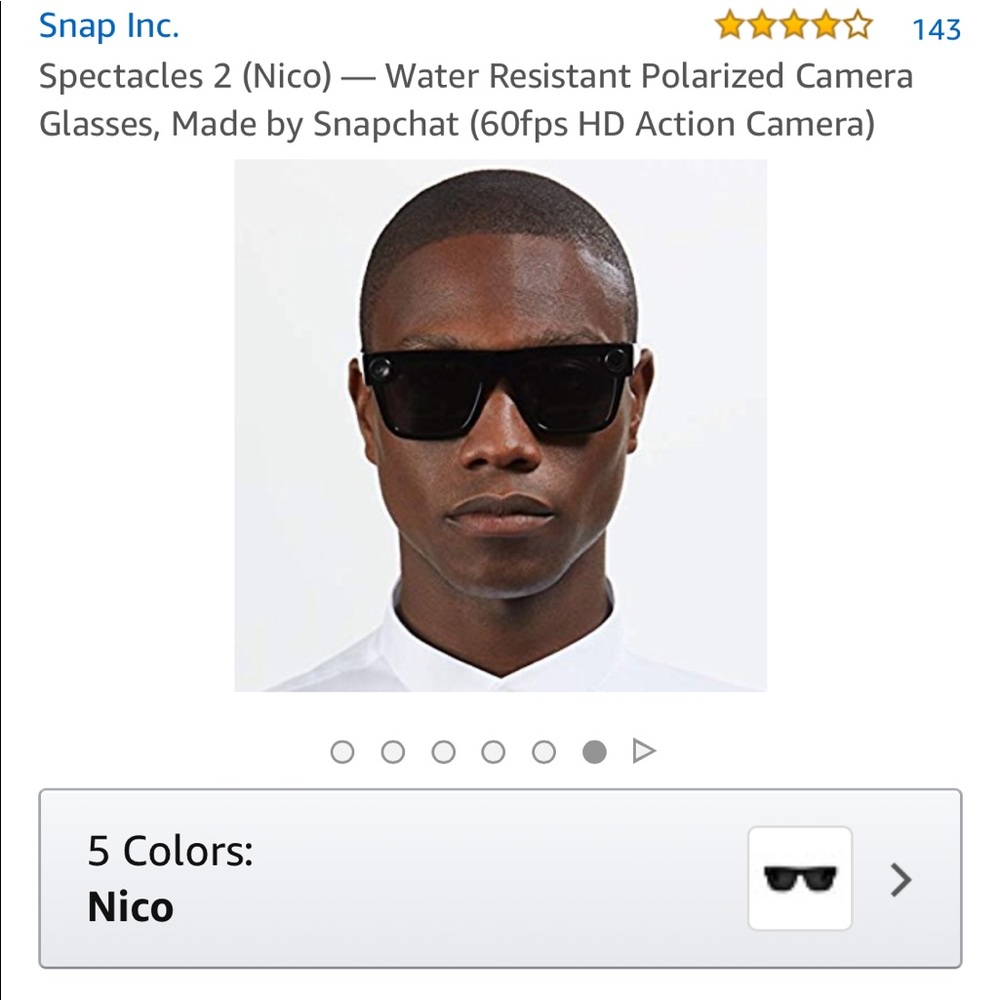 ISO!! Snapchat Spectacles Specs V2 Nico
